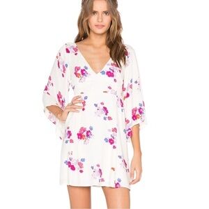 MINKPINK Falling Blooms Smocked Dress